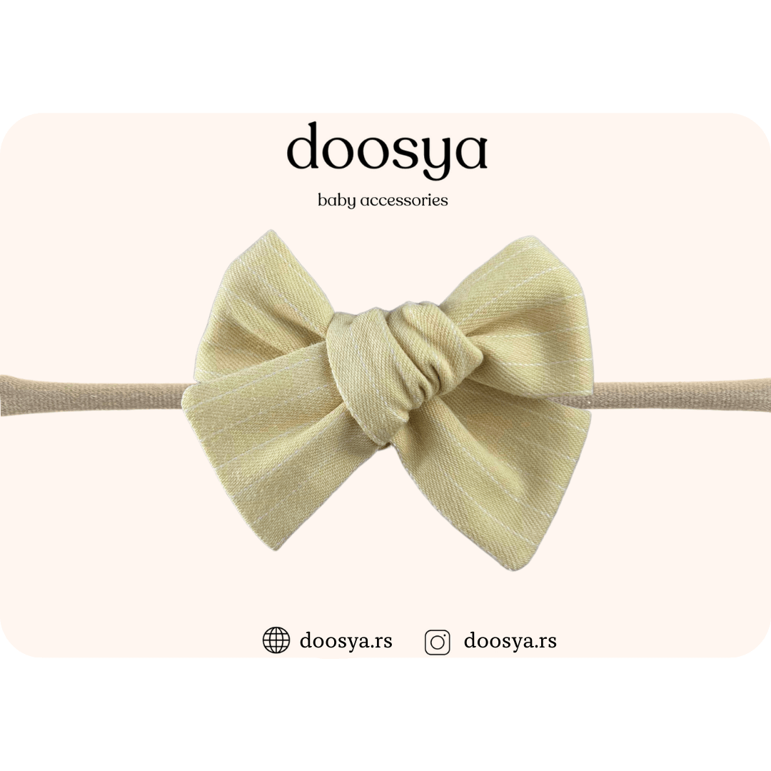 Trakice za bebe sa velikom mašnom