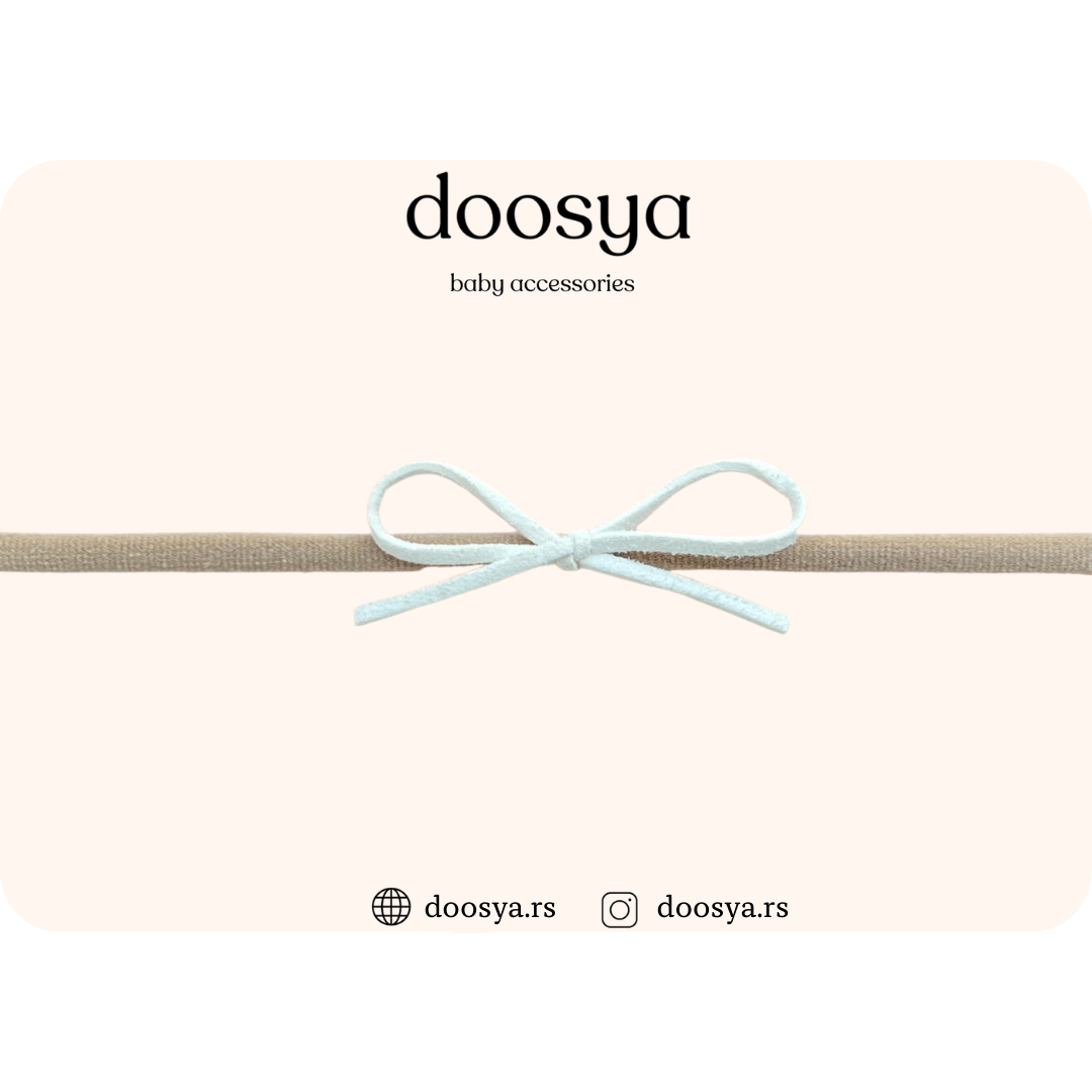 Trakice za bebe sa malom mašnom (5 boja)