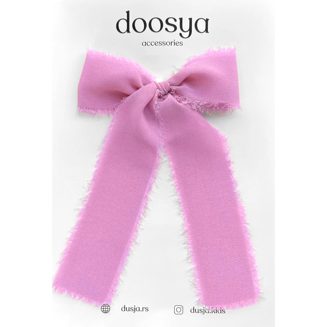 Mašna "Alice" od svilenog šifona. (7 boja)