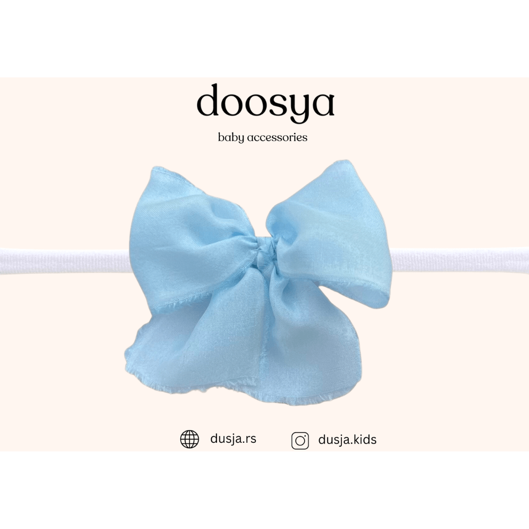 Trakice za bebe sa mašnom od 100% svile (5 boja)