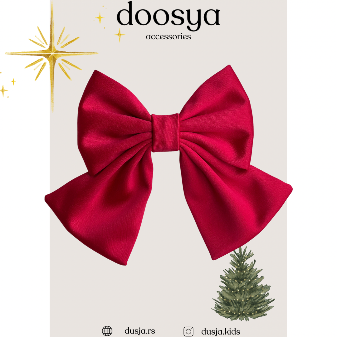 Velika mašna od satena (3 boje)