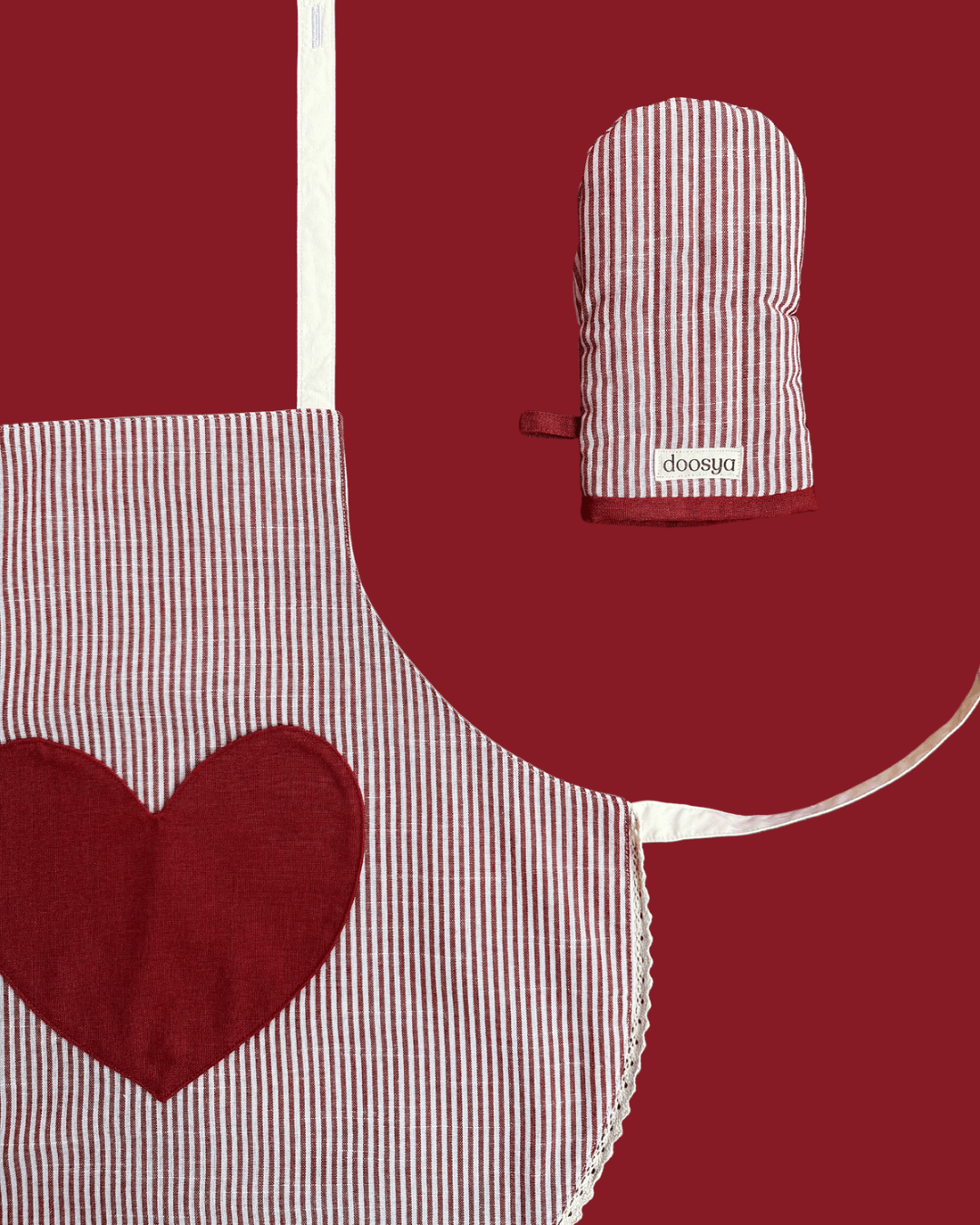 Dečiji set: kecelja i rukavica za malu kuvaricu