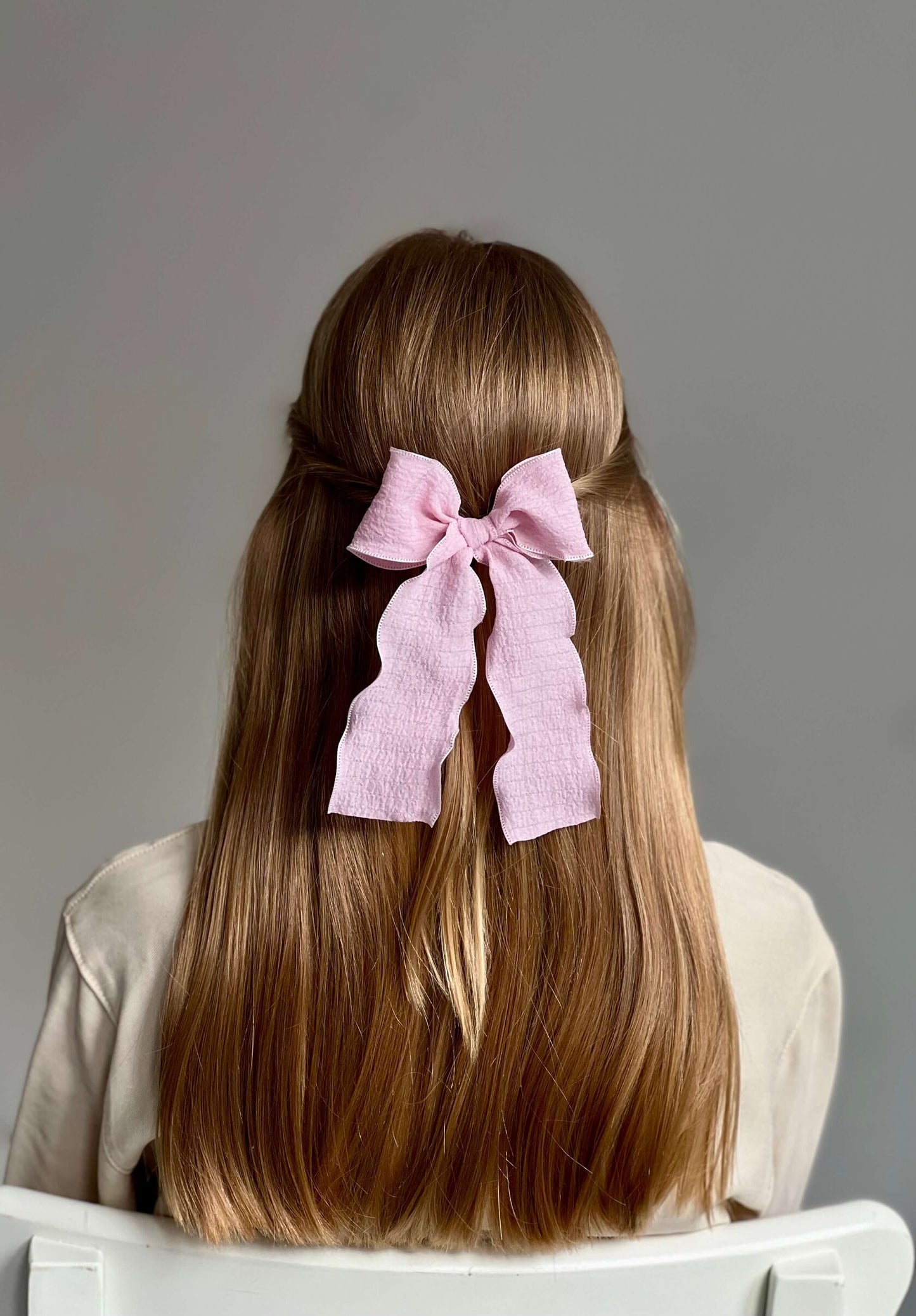 Velika mašna "Curly". (7 boja)