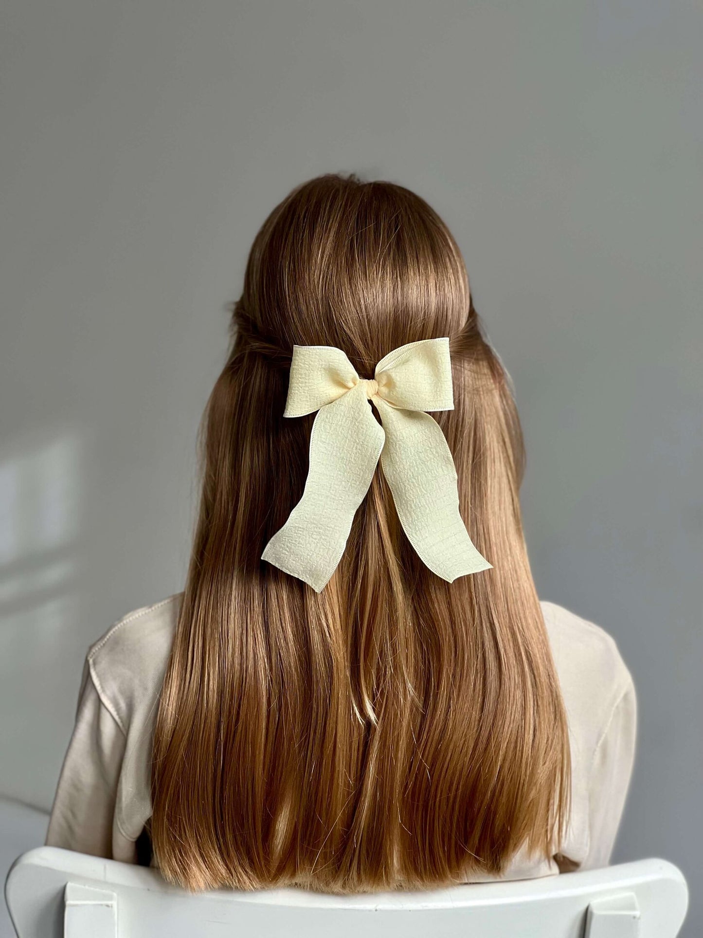 Velika mašna "Curly". (7 boja)